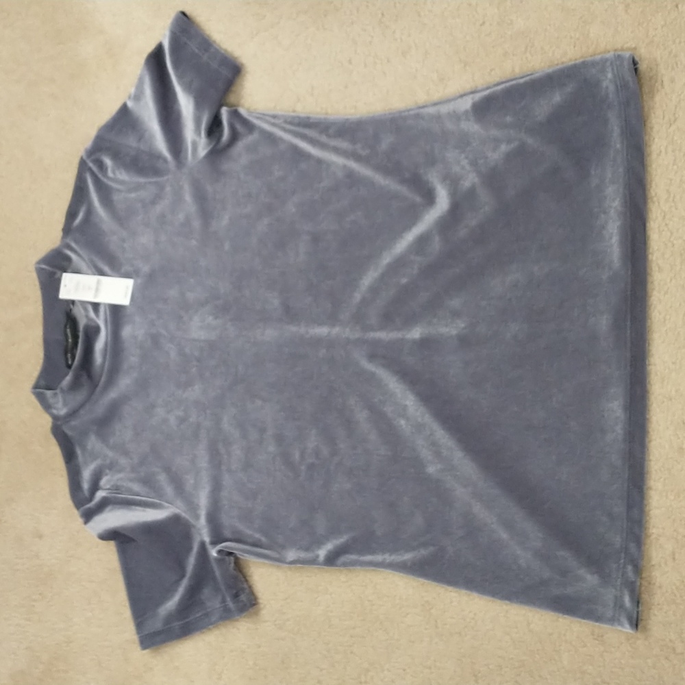 White House Black Market Velvet Tee